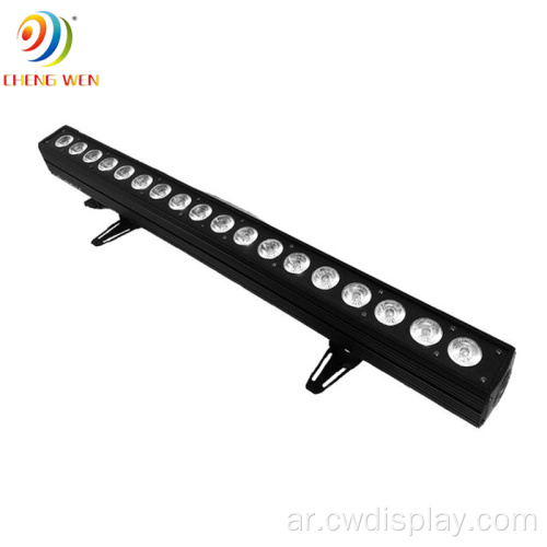 مقاوم للماء 18PCS RGBW 4in1 LED GASHER GASHER LIGHT